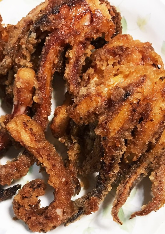 ゲソ揚げ(イカゲソの唐揚げ)-レシピのメイン写真