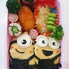 รูปของ キャラ弁 ミニオンズ