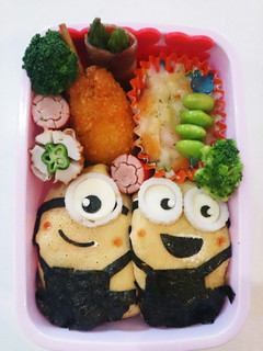 キャラ弁 ミニオンズ-レシピのメイン写真