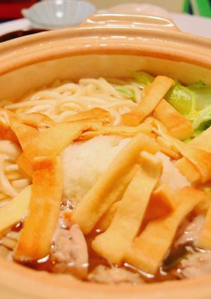 鶏南うどんおろし鍋♡ほっこりあったまる〜-レシピのメイン写真