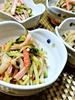3分★ヘルシー【エノキと胡瓜の中華和え】-レシピのメイン写真