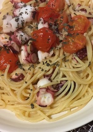 簡単！タコのエスニック風パスタ-レシピのメイン写真