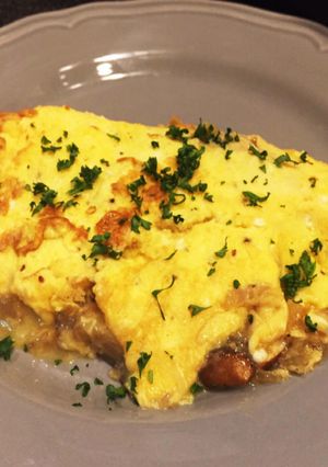 ホテルの朝食 マッシュルームオムレツ-レシピのメイン写真
