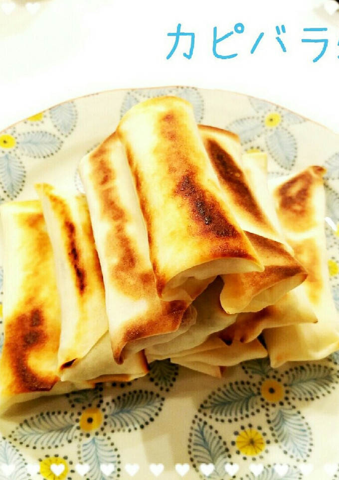 あっさり♡釜揚げしらすとネギの焼き春巻き-レシピのメイン写真