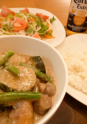 あっという間に！タイのグリーンカレー-レシピのメイン写真
