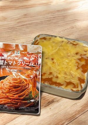 レンチンでできる市販ソースのリゾット-レシピのメイン写真