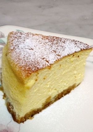 ミキサーで超簡単なチーズスフレケーキ♪-レシピのメイン写真