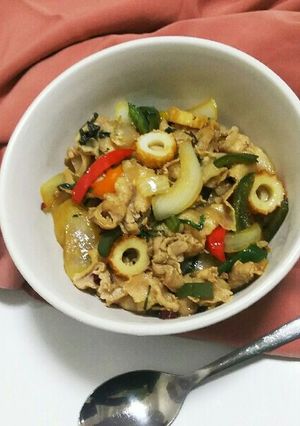 さっぱり美味しい！大葉と豚肉炒め丼-レシピのメイン写真
