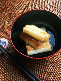 免疫アップ♪焼きねぎの京風浸し-レシピのメイン写真