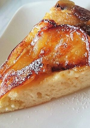 薄力粉de簡単フライパンりんごケーキ♪-レシピのメイン写真