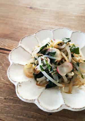 GFもやしとわかめの和物-レシピのメイン写真