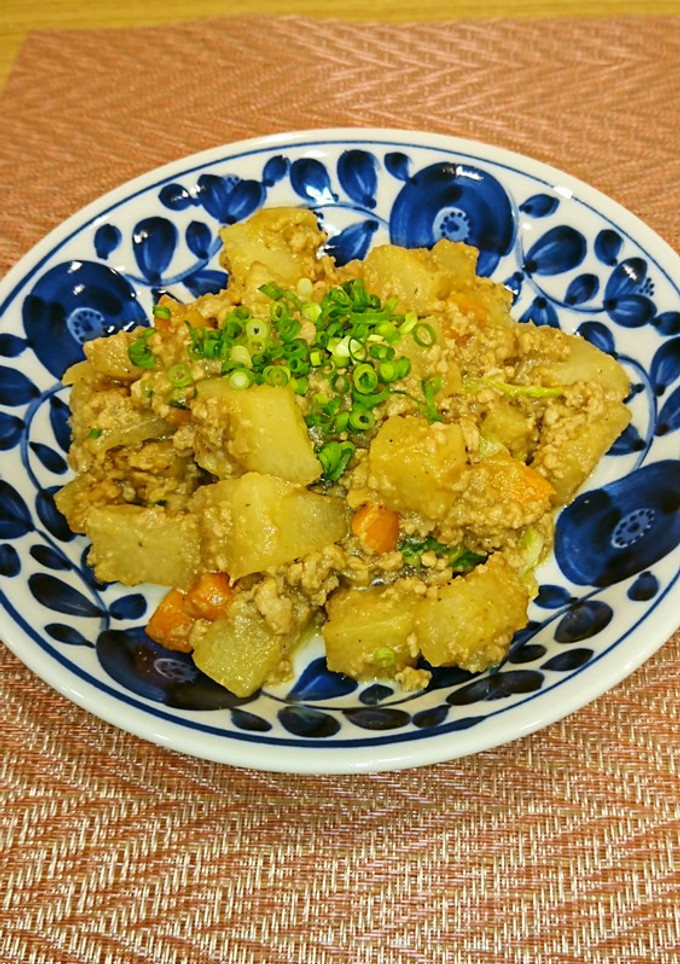 大根と鶏挽き肉の炒め煮-レシピのメイン写真