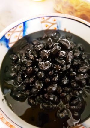 炭酸水で黒豆煮-レシピのメイン写真