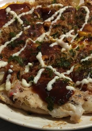 専用粉がなくても美味 残り物のお好み焼き-レシピのメイン写真