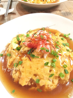絶品!かに玉あんかけごはん(天津飯)♡-レシピのメイン写真
