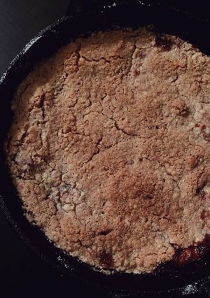 完熟柿のシナモンクランブル-レシピのメイン写真