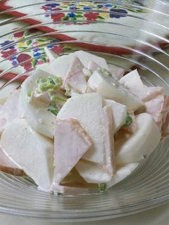 蕪とハムのサラダ-レシピのメイン写真