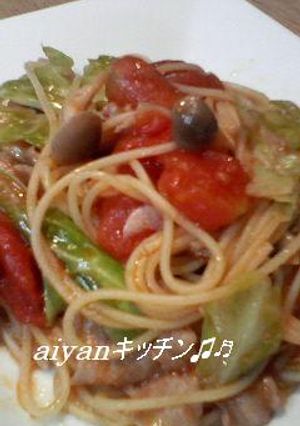豚バラなのに!?さっぱりトマトパスタ☆-レシピのメイン写真