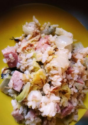 白菜と缶詰のチャーハン-レシピのメイン写真