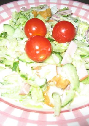 げそ入りレタスサラダ-レシピのメイン写真