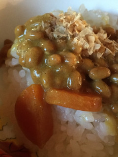 納豆カレー丼-レシピのメイン写真