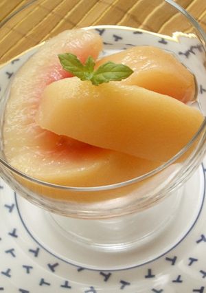 桃のコンポート-レシピのメイン写真