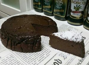 バター無し♪木綿豆腐で濃厚チョコケーキ。-レシピのメイン写真