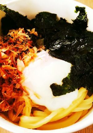 簡単スピード 釜玉うどん-レシピのメイン写真