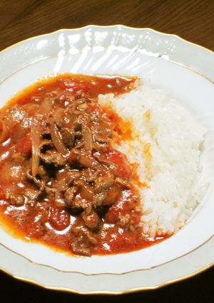 トマ缶でハッシュドビーフ（ハヤシライス）-レシピのメイン写真