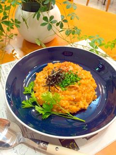 ピリ辛スープの残り汁でリゾット-レシピのメイン写真