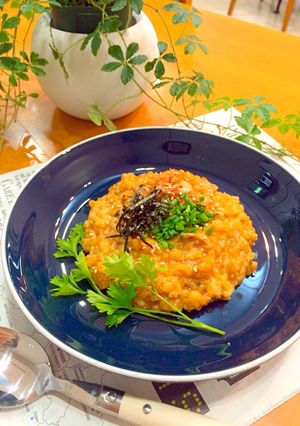 ピリ辛スープの残り汁でリゾット-レシピのメイン写真
