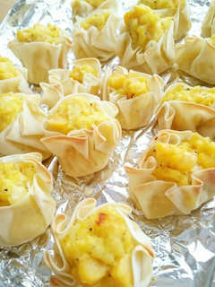 みんな大好き♪ポテト&コーンの包み焼き♪-レシピのメイン写真