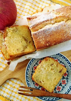 りんごとおいものパウンドケーキ-レシピのメイン写真