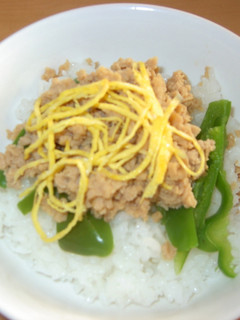 高野豆腐のそぼろ丼-レシピのメイン写真