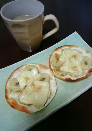 餃子の皮で☆バナナピザ-レシピのメイン写真