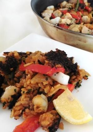 魚介と鶏の味噌パエリヤ-レシピのメイン写真