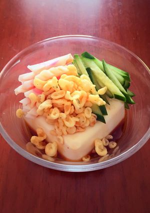 ナルトときゅうりの冷奴-レシピのメイン写真