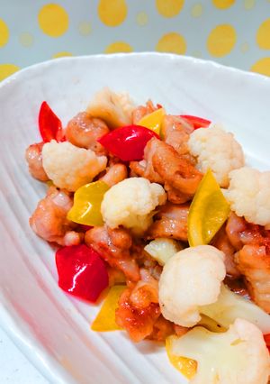 ～コクうま♪鶏もも肉とカリフラワー炒め～-レシピのメイン写真
