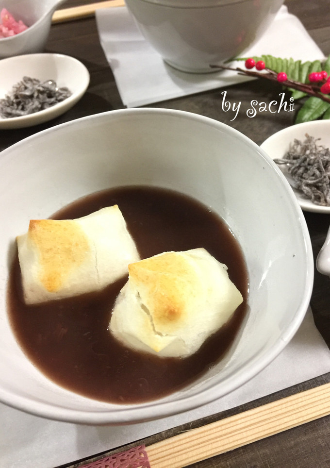 鏡開き☆あずき缶で作る！簡単ぜんざい♡-レシピのメイン写真