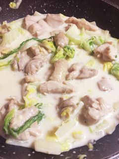簡単♡白菜と鶏モモのクリーム煮-レシピのメイン写真