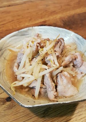 超節約☆もやしと豚のバタポン炒め-レシピのメイン写真