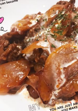 めちゃ旨ぃ！！ビーフストロガノフ風♡-レシピのメイン写真