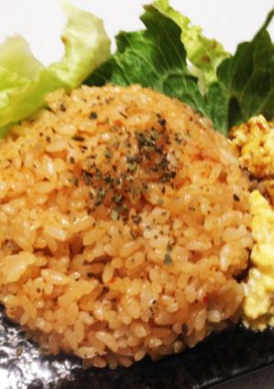 5分ランチ!レッドカレーのオムライス風-レシピのメイン写真