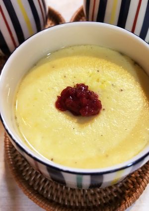 クリームコーンスープの茶碗蒸し♪簡単♪-レシピのメイン写真