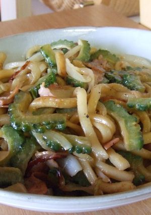 超簡単・ゴーヤで皿うどん-レシピのメイン写真