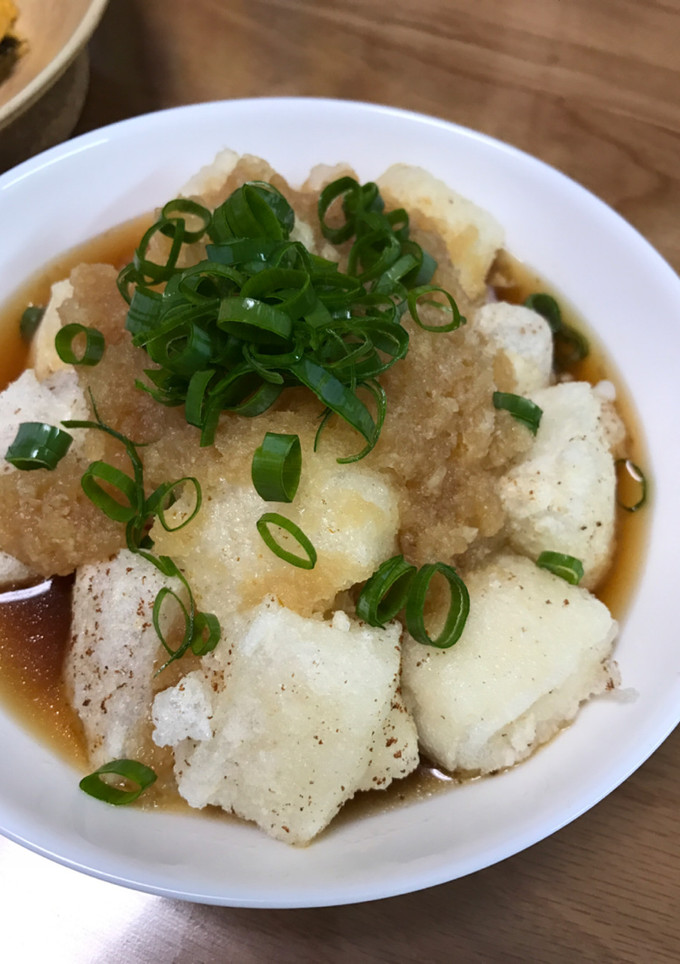 揚げ餅を大根おろしで♪-レシピのメイン写真