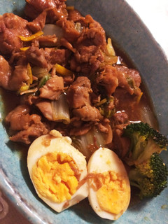 鶏もも肉の煮込み ゆずを添えて-レシピのメイン写真