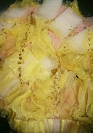 ハムと白菜のコンソメ煮-レシピのメイン写真