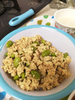 簡単!炒り豆腐丼-レシピのメイン写真