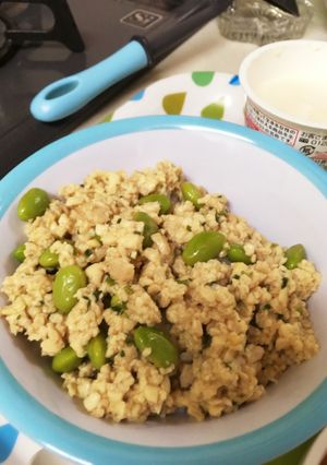 簡単！炒り豆腐丼-レシピのメイン写真